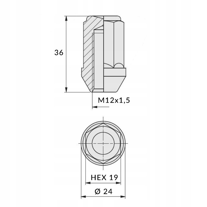 PUERCAS PARA DISCOS ALUMINIO FORD HYUNDAI KIA JEEP OPEL VOLVO LAND ROVER 