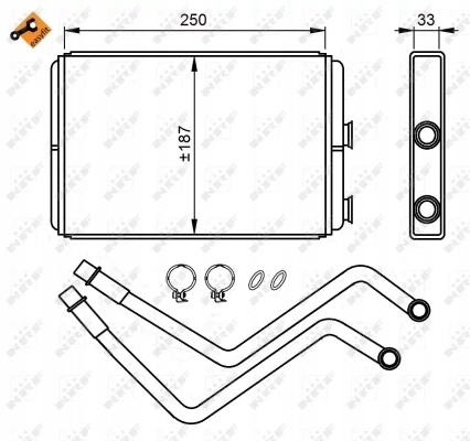 NRF 54211 WYMIENNIK CIEPLA, CALEFACCIÓN INTERIOR 