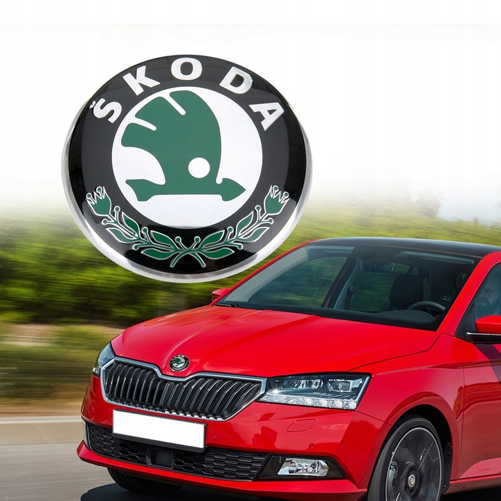 90MM EMBLEMA SKODA FABIA OCTAVIA SUPERB ROOMSTER 