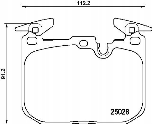 ZAPATAS DE FRENADO PARTE DELANTERA FRONT BREMBO BMW/BMW (BRILLIANCE) 