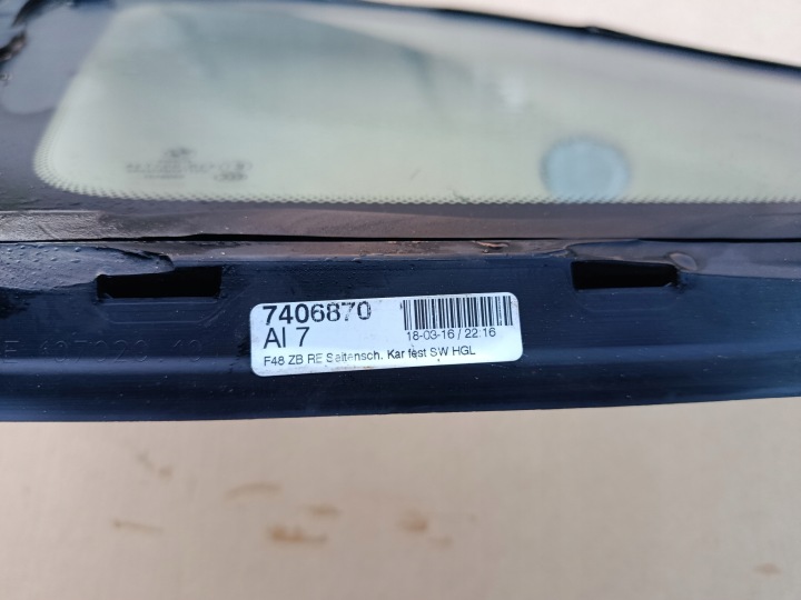 VITRE CARROSSERIE LATÉRALE DROITE ARRIÈRE ARRIÈRE BMW X1 F48