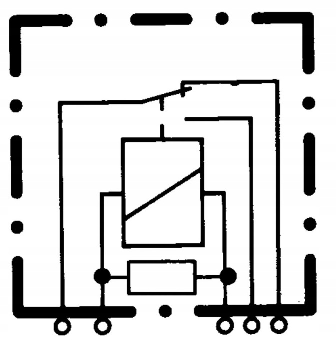 4RD933332031 RELAIS 12V 5-BIEGUNOWY