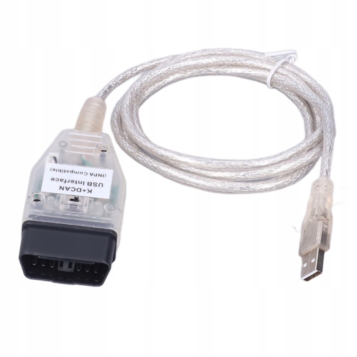 INTERFACE DIAGNOSTIC CÂBLE K+DCAN OBD2 USB