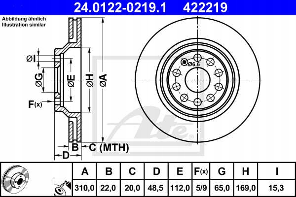 DISQUES SABOTS DE FREIN ARRIÈRE ATE SEAT LEON SC photo 3 - milautoparts-fr.ukrlive.com