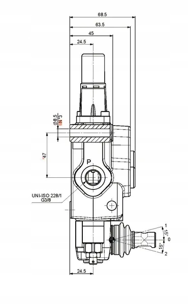 DISTRIBUTEUR HYDRAULIQUE SD5/2-18-513L-AET WALVOIL