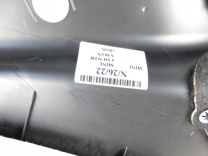COLLECTEUR COUVERCLES DE COFFRE MINI COUNTRYMAN R60