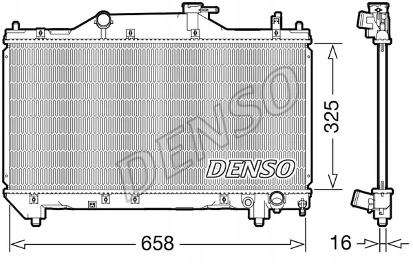 DENSO DRM50131 RADUADOR 