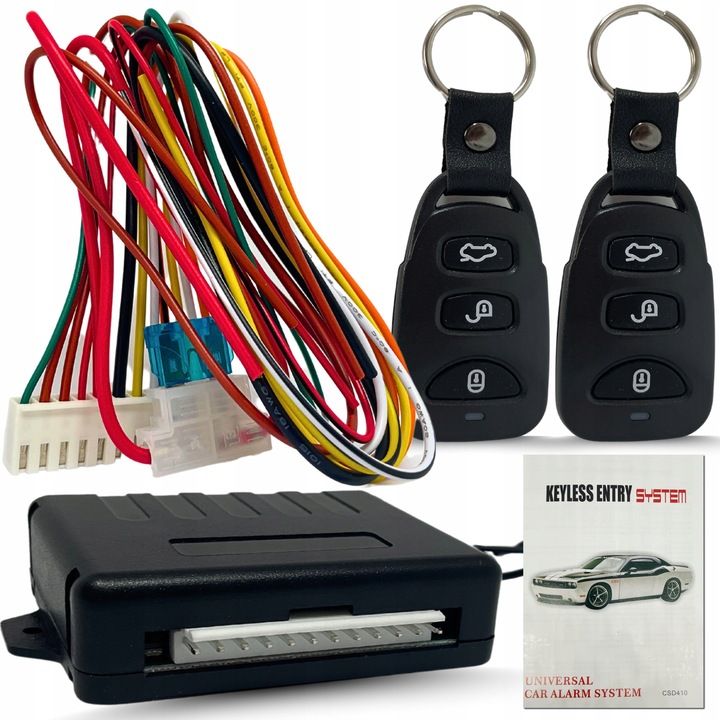 UNIDAD DE CONTROL DE CERRADURA CENTRAL UNIVERSAL 12-PIN 12V DOS MANDO 