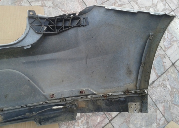 PARE-CHOCS ARRIÈRE ARRIÈRE SEAT IBIZA 4 IV 6J 08-12 BLANC LB9A 3D HAYON 6J3807421