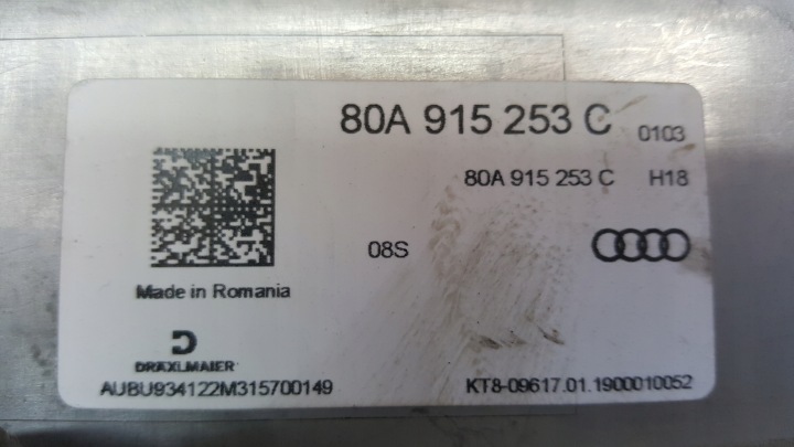 CONTRÔLEUR BATTERIE SWITCHBOX AUDI Q5 80A915253C