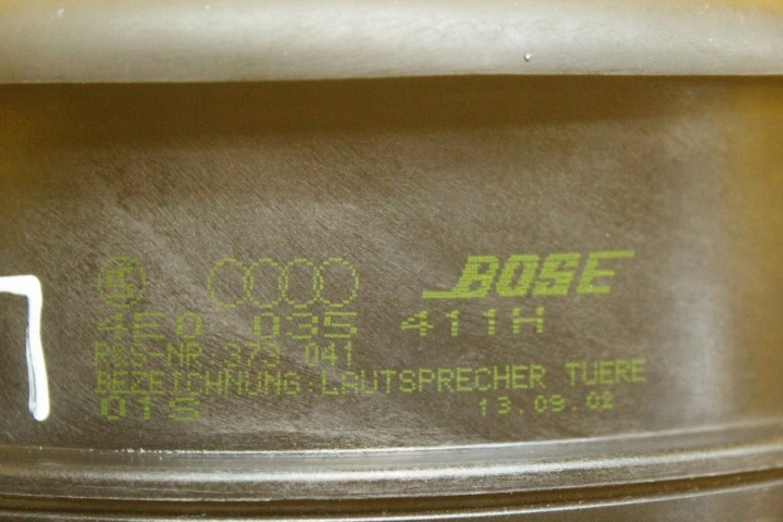 HAUT-PARLEUR DROIT GAUCHE ARRIÈRE ARRIÈRE BOSE AUDI A8 D3 4E0035411H