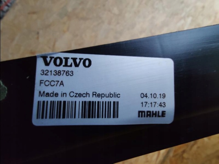 CHÂSSIS CHÂSSIS VENTILATEUR RADIATEUR VOLVO XC90 II XC-90 II 31657685