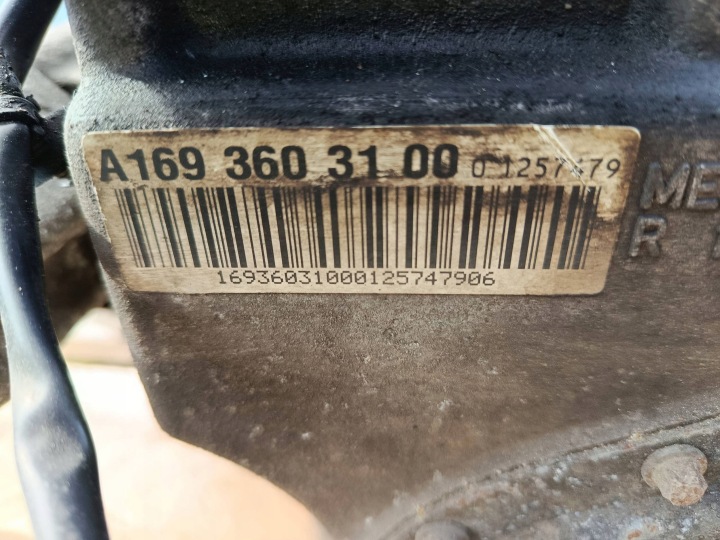 MANUELLE 5-BIEGOWA BOÎTE DE VITESSES MERCEDES-BENZ A W169 LIFT 1.5