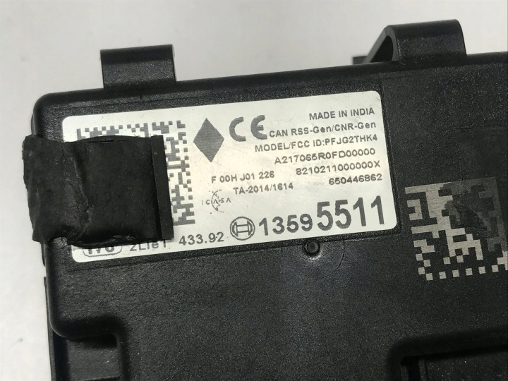 CHEVROLET CAMARO MODULE BEZKLUCZYKOWY (KESSY) 13595511 2017