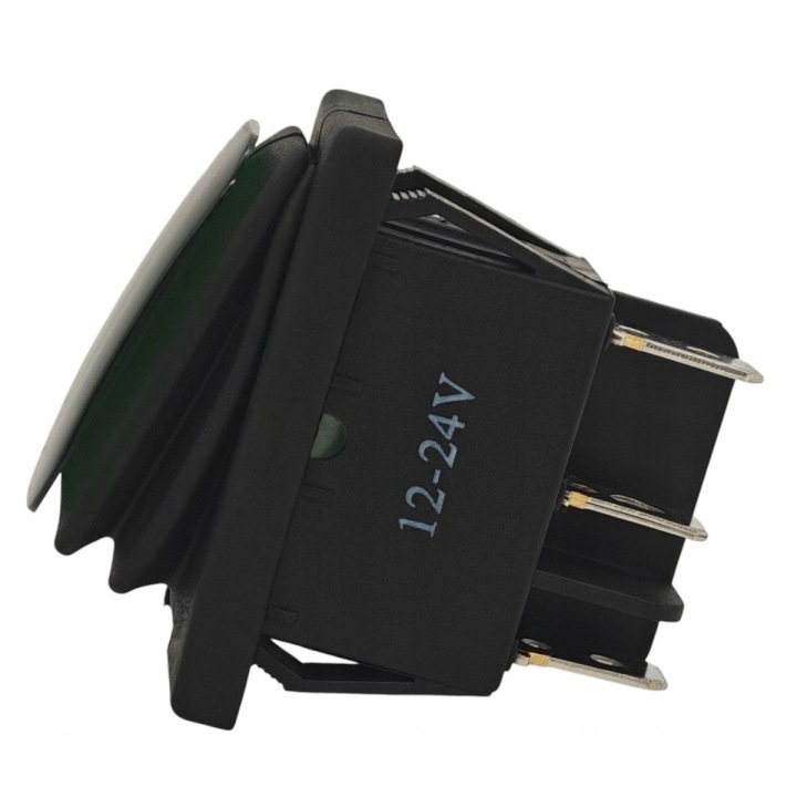 COMMUTATEUR LED 3-POZYCYJNY 6-PIN 12-24V KOLYSKOWY ROCKER, ROUGE