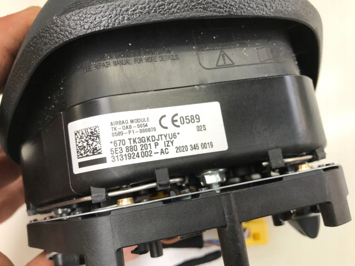 SKODA ENYAQ IV 2021 PLANCHE ROZDZELCZA CONSOLE COUSSINS AIRBAG AVEC DÉMONTAGE