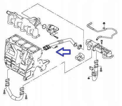 BRIDA CIEGA DE VÁLVULA EGR VW AUDI SKODA 1.2 1.6 2.0 TDI CAY CFF * 