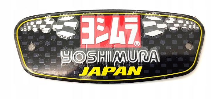 PEGADURA EMBLEMA AL SILENCIADOR ESCAPE YOSHIMURA ALUMINIO 