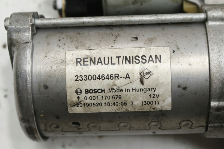 DÉMARREUR RENAULT NISSAN 1.0 TCE 233004646R