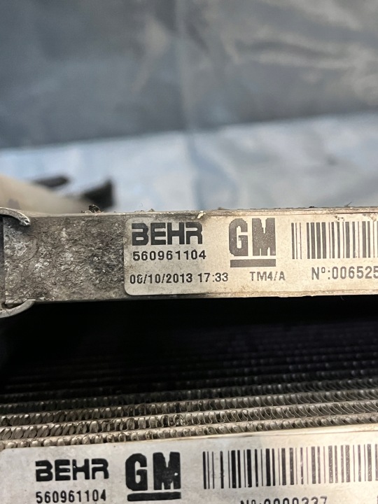 124 OPEL MERIVA B 1.4B ENSEMBLE RADIATEURS VENTILATEUR RADIATEURS