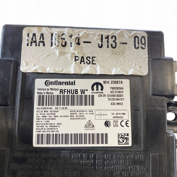 2019 JEEP GRAND CHEROKEE MODULE BEZKLUCZYKOWY (KESSY) 56029839AA