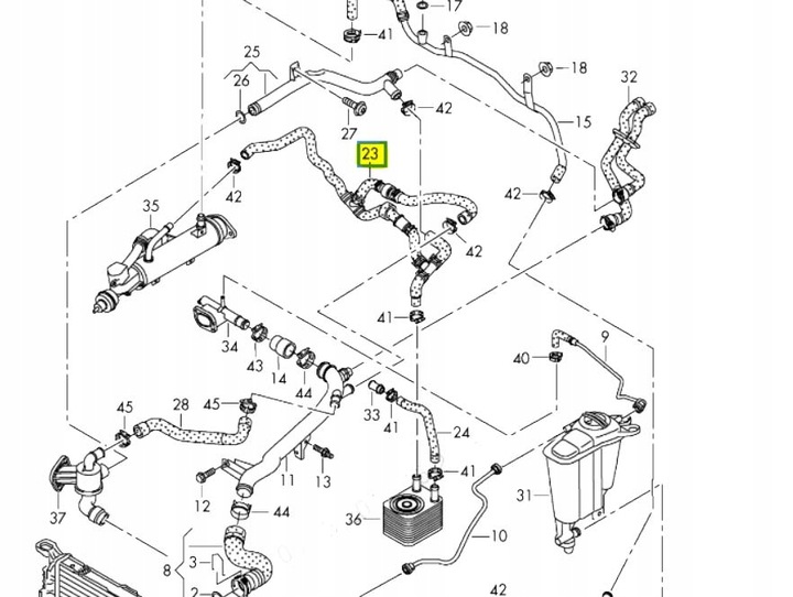 ASO VW AUDI VOŽTUVAS ATBULINIS PURKŠTUKO ANTGALIS 3W0122351 2,0 TDI nuotrauka 3