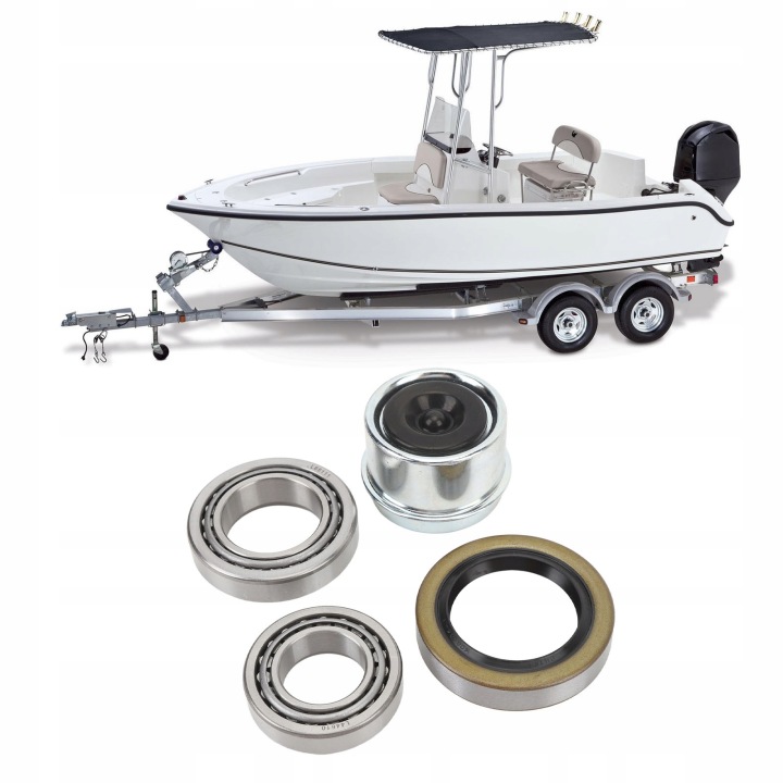 7 PCS 3500 LB KIT ROULEMENT MOYEUX ROUES REMORQUES L68149 L44649 QD