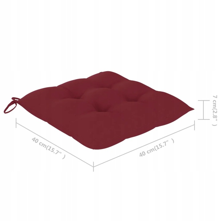 VIDAXL PLIANT KRZESLA OGRODOWE AVEC COUSSINS 2 PCS BAMBUSOWE