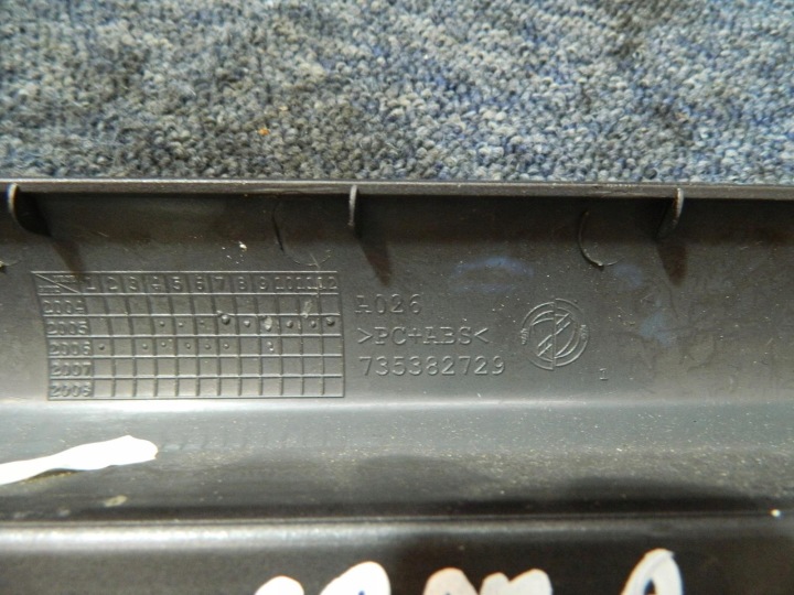DÉCOR MOULURE PANNEAU TABLEAU DE BORD FIAT CROMA 2 II 05-07R.