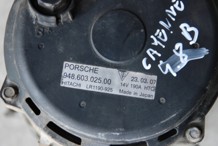 PORSCHE CAYENNE ALTERNATEUR 94860302500
