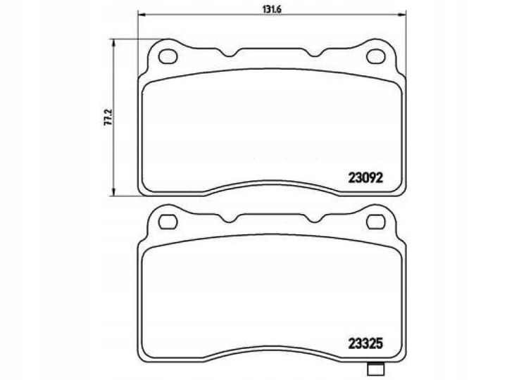 ZAPATAS PARTE DELANTERA SUBARU IMPREZA GE GV 2.5 11- WRX 2.5 14- 