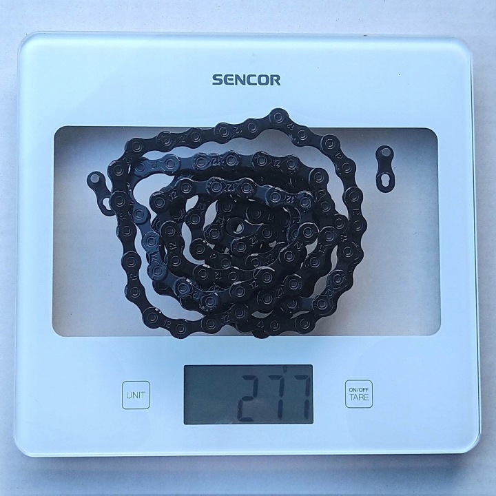 CHAÎNE 12RZ. KMC X12 NOIR TECH 126OG. COFFRE