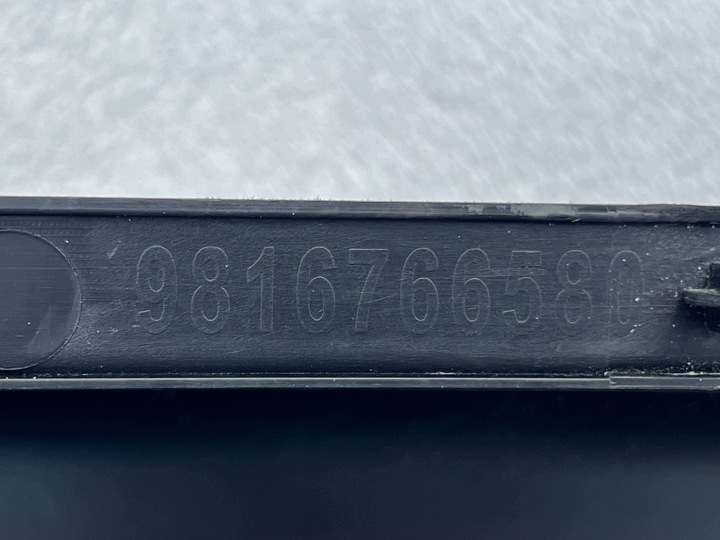 PARE-CHOCS ARRIÈRE CITROEN BERLINGO IV RIFTER COMBO 9816766580 PDC OE