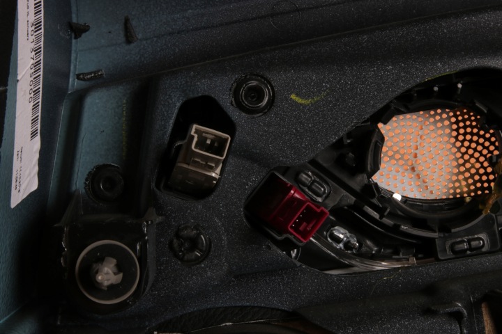 BMW 6' G32 GT COLLECTEUR GARNITURE PORTES GAUCHE ARRIÈRE RÉTROÉCLAIRAGE DAKOTA NOIR
