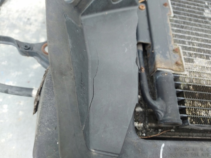AUDI A3 -99 8L 1.8B AGN PANNEAU AVANT RENFORCEMENT RADIATEURS VENTILATEUR