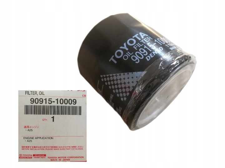 FILTRO ACEITES TOYOTA RAV , COROLLA, HÍBRIDO 90915-10009 ORIGINAL 