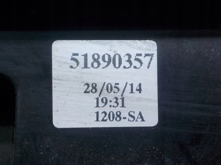 FIAT 500L 1.4 B 14R 5D CHÂSSIS FILTRE AIR 51890357