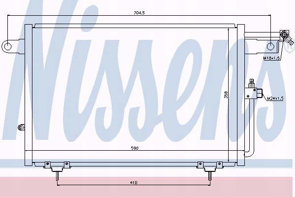 CONDENSADOR NISSENS 94213 