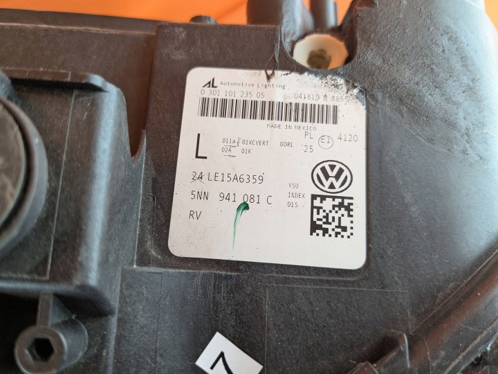 PROJECTEUR GAUCHE VW TIGUAN II ALLSPACE 5NN941081C NR.915