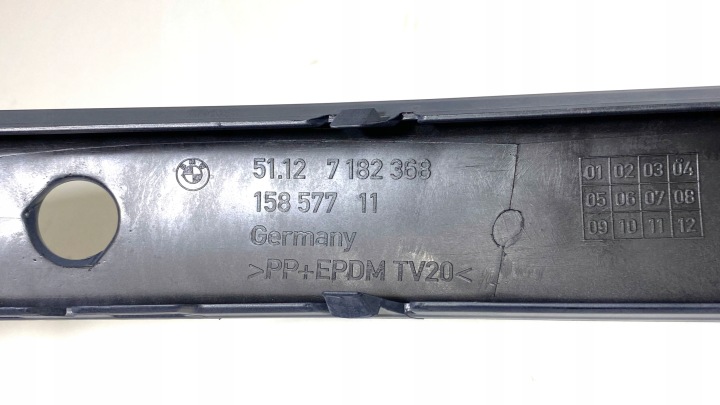 MOULURE PARE-CHOCS ARRIÈRE BMW E81 E87 LCI 7186088
