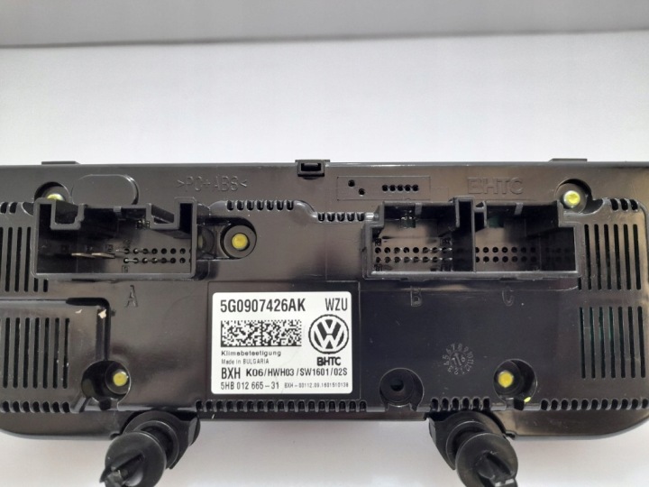 VW GOLF 7 PASSAT B8 TOURAN 5T 5G0907426AK PANNEAU CLIMATISATION CHAUFFAGE SIÈGES