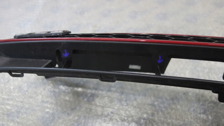 GRILLE CALANDRE CALANDRE VW GOLF VI 6 GTI 5K0853651A