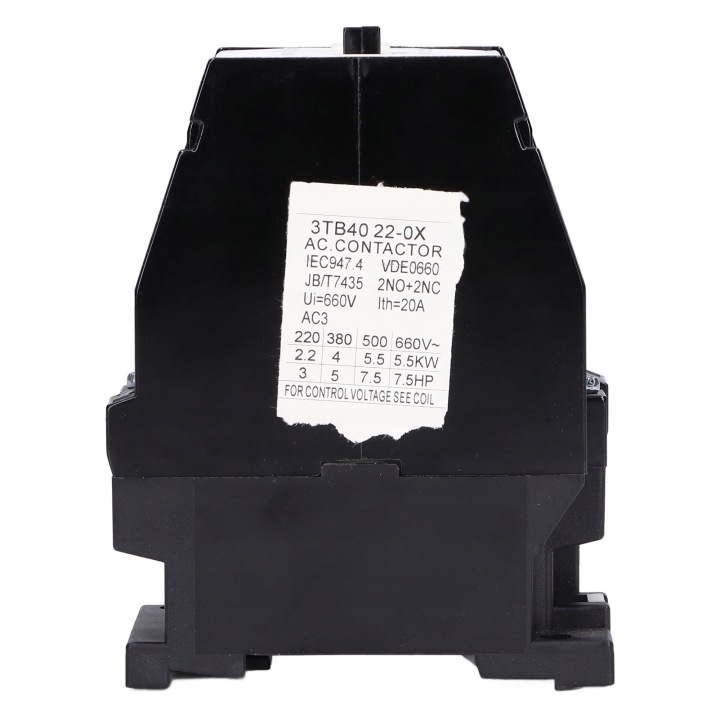 CONTACTEUR AC 220V 9A 2NC 2NO BARRE DIN VERS RÉSEAUX ÉLECTRIQUES
