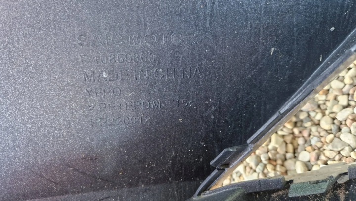 MG 5 MG5 EV PARE-CHOCS AVANT AVANT 10859360