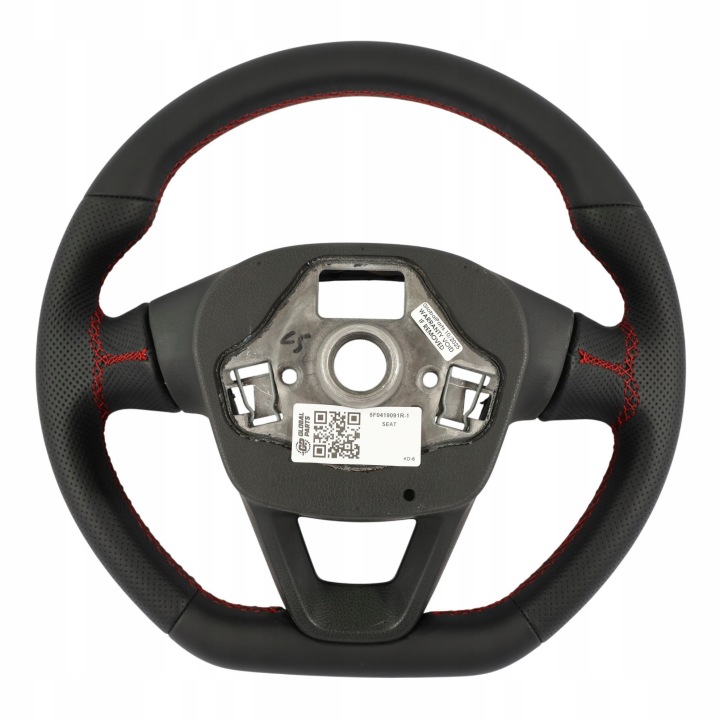 SEAT IBIZA MK4 LEON MK3 FR VOLANT NEUF NOIRE CUIR SCIETA 5F0419091R