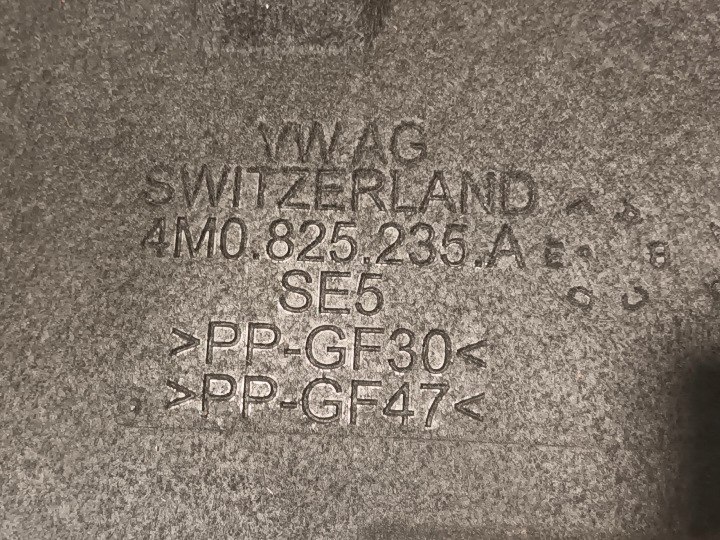 PROTECTION PLAQUE SOUS BOÎTES MOTEUR AUDI Q7 II SQ7 4M0 AVANT