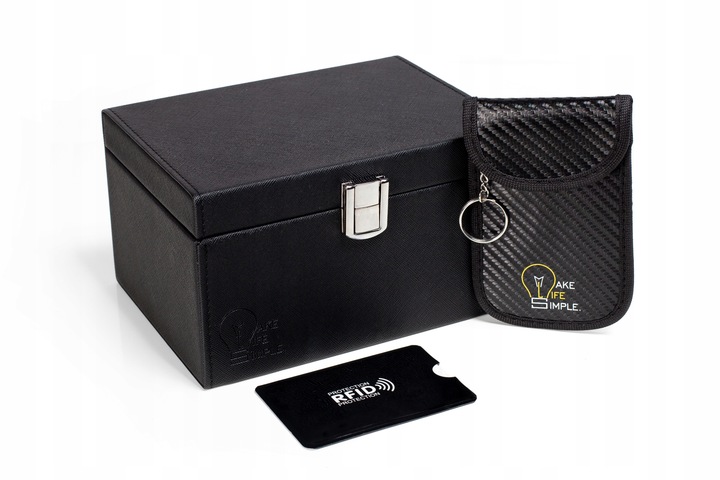 CAJA AL LLAVE MALETERO FARADAY + FORRO KEYLESS RFID 