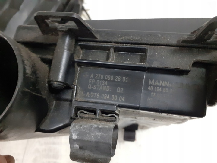 MERCEDES X166 W166 4.7 CHÂSSIS FILTRE AIR GAUCHE DROITE A2780902801