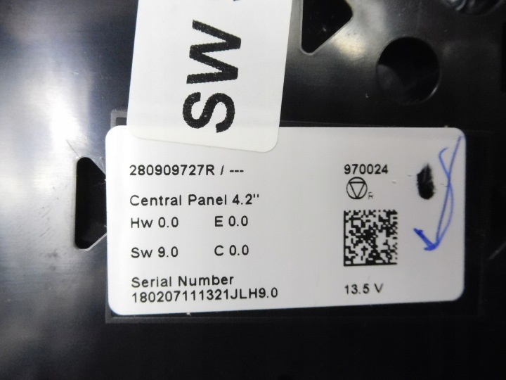 MONITEUR PANNEAU RENAULT MEGANE IV OE 280909727R