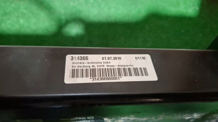 CROCHET WESTFALIA 314366 MODULE OPEL ASTRA K BERLINE COMPACTE HAYON 2015- ANNÉE